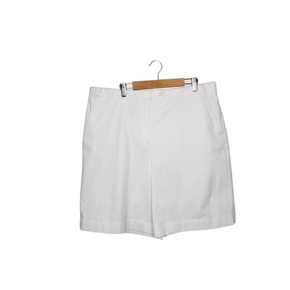 Faconnable Men's White Chino Shorts